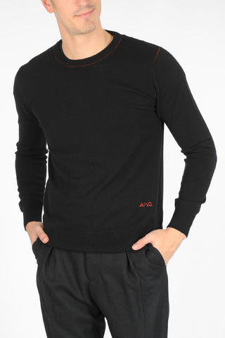 maglia girocollo in cashmere
