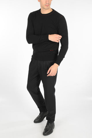 maglia girocollo in cashmere
