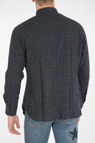 gun club check button-down collar shirt with breast pocket
