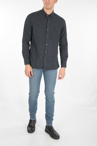 gun club check button-down collar shirt with breast pocket