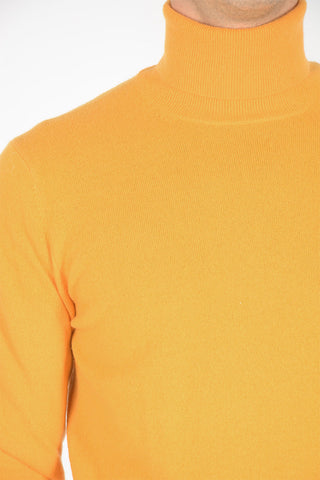 maglia a collo alto in cashmere