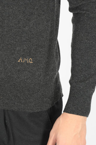 maglia girocollo in cashmere