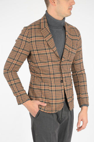 houndstooth side vents 2-button blazer