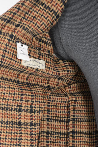 houndstooth side vents 2-button blazer