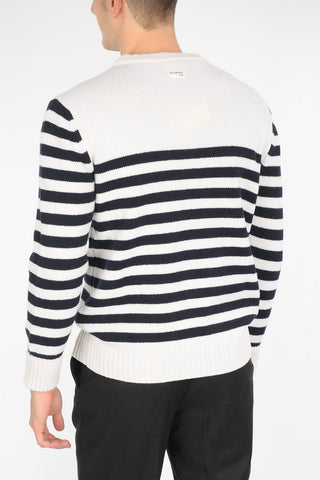 ARCHIVE striped crew-neck sweater