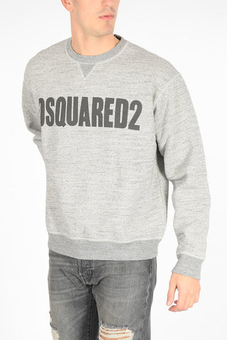 crew-neck COOL FIT sweatshirt with print
