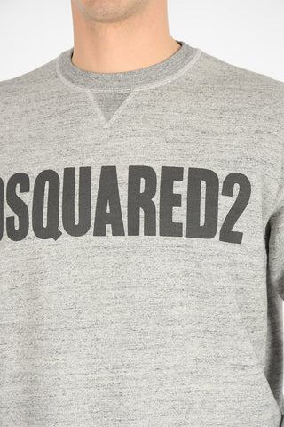 crew-neck COOL FIT sweatshirt with print