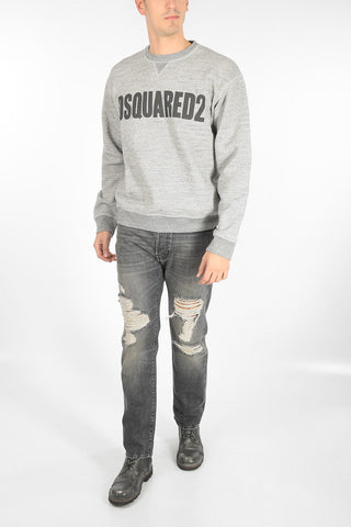crew-neck COOL FIT sweatshirt with print