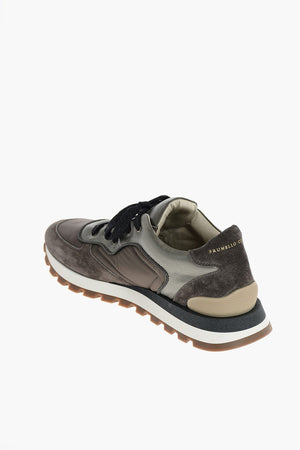 Lace Up Suede Sneakers with Padded Inserts