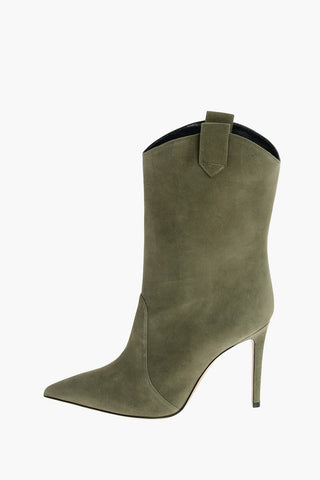 Stiletto Heel Suede WAYNE Western Booties