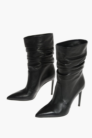 Curled CALIPSO Booties with Stiletto Heel