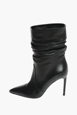 Curled CALIPSO Booties with Stiletto Heel