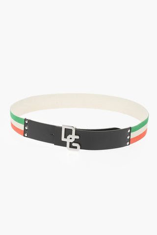 Italian Flag Fabric Belt