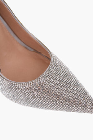 11cm rhinestone embellished VALA-R Pumps