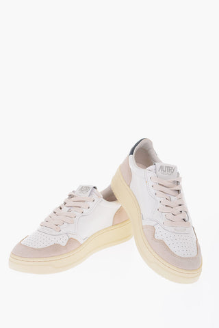 leather sneakers