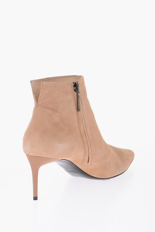 8cm suede leather ANDREAS Booties
