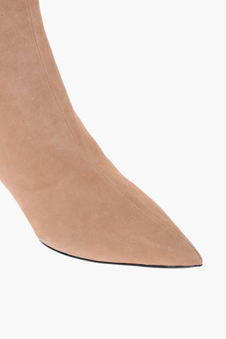 8cm suede leather ANDREAS Booties