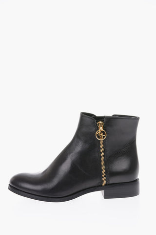 MICHAEL leather JAYCIE Ankle boots with side zip