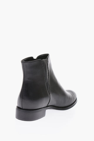 MICHAEL leather JAYCIE Ankle boots with side zip