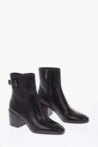 MICHAEL 7cm leather KENYA Ankle boots with side zip