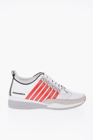 leather sneakers