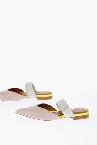 slippers MAISIE in pelle e tessuto