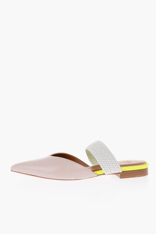 slippers MAISIE in pelle e tessuto