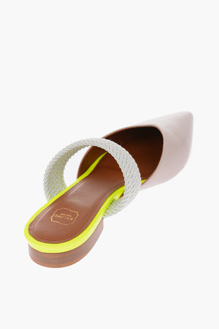 slippers MAISIE in pelle e tessuto