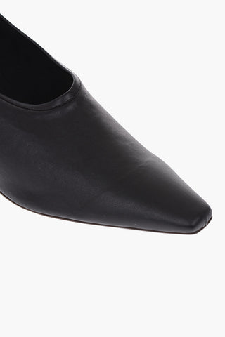 6cm ecoleather ankle strap Pumps