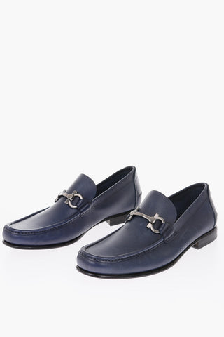 leather FIORDI Bit loafers