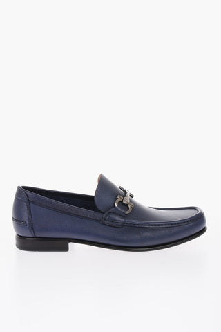 leather FIORDI Bit loafers