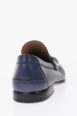 leather FIORDI Bit loafers