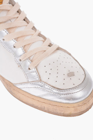 Sneakers BALL STAR in pelle effetto vintage
