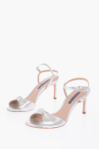 8.5cm leather GLORIA 80 Ankle-strap sandals