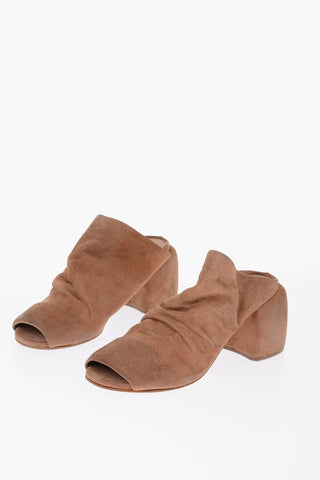 7cm suede leather PAPARONE mules
