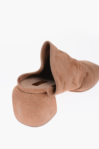7cm suede leather PAPARONE mules