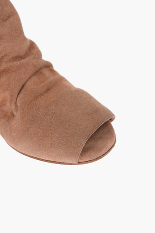 7cm suede leather PAPARONE mules