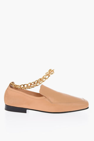 Scarpe NICK ankle strap catena in pelle