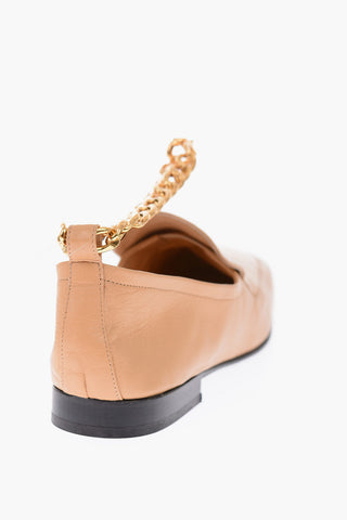 Scarpe NICK ankle strap catena in pelle