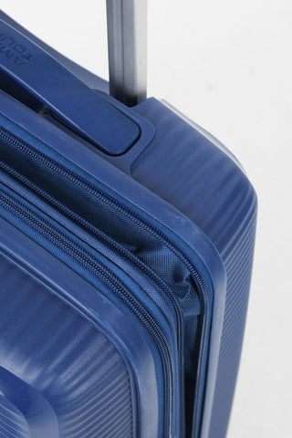 SOUNDBOX Cabin Trolley 55cm 4W Expandable Midnight Navy