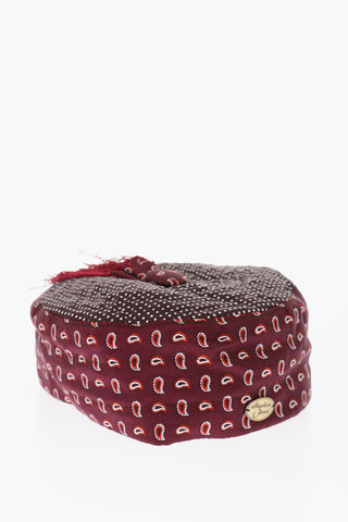 paisley printed hat