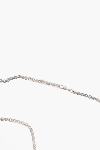 Collana in argento con pendente fungo