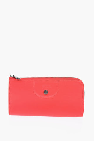 Portafoglio in pelle con chiusura zip