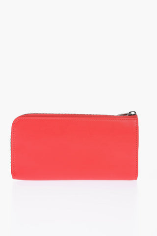 Portafoglio in pelle con chiusura zip