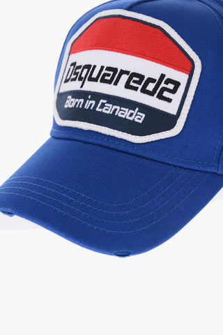 gabardine cap with embroidery
