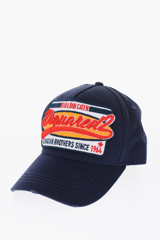 gabardine cap with embroidery