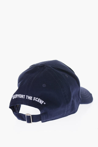 gabardine cap with embroidery