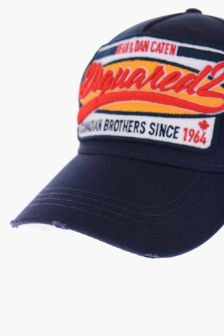 gabardine cap with embroidery