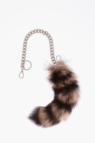 marmot fur keyring