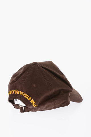 gabardine cap with embroidery